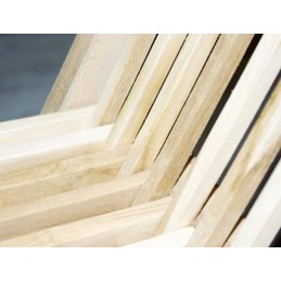 Sedie da giardino pieghevoli in legno di teak naturale