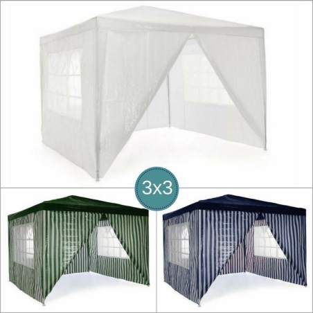 Gazebo da giardino o campeggio 3x3