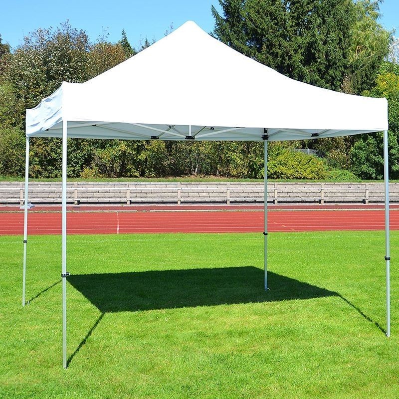VidaXL Gazebo Pieghevole Professionale 3x3 M Con 4 Pareti | Tenda Da Giardino In Acciaio Bianco E Tessuto Oxford 600D | Resistente Ai Raggi UV E All'Acqua | Per Feste, Mercati, Campeggio - 4