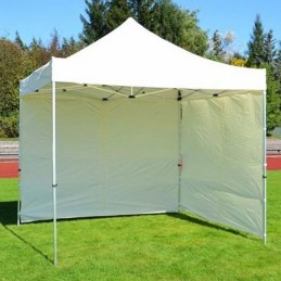 Gazebo pieghevole in alluminio per mercatini 3x3 beige