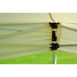 Gazebo pieghevole in alluminio per mercatini 3x3 beige