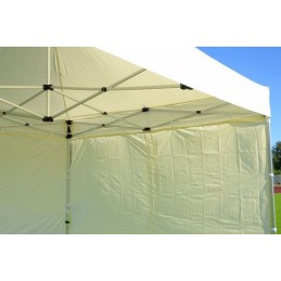 Gazebo pieghevole in alluminio per mercatini 3x3 beige