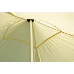 Gazebo pieghevole in alluminio per mercatini 3x3 beige