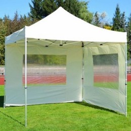 Gazebo pieghevole in alluminio per mercatini 3x3 beige