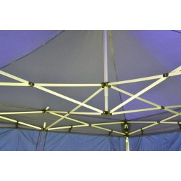 Gazebo pieghevole portatile in alluminio per fiere 3x3 blu