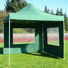 Gazebo pieghevole richiudibile in alluminio 3x3 verde