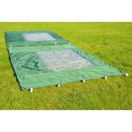 Gazebo pieghevole richiudibile in alluminio 3x3 verde