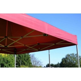 Gazebo pieghevole in alluminio per fiere 3x3 bordeaux