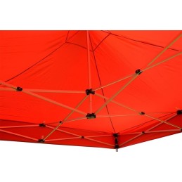 Gazebo pieghevole in alluminio per mercatini 3x3 rosso