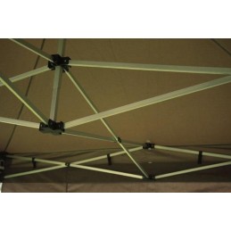 Gazebo pieghevole in alluminio per mercatini 3x6 beige