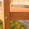 Panchina da esterno in legno due posti