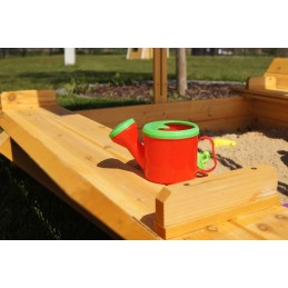 Sabbiera per bambini in legno da giardino