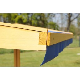 Sabbionaia in legno per bambini con tetto