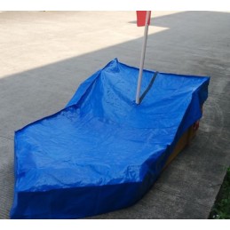 Sabbiera per bambini in legno da giardino
