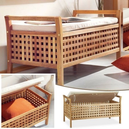 Cassapanca in legno da interno