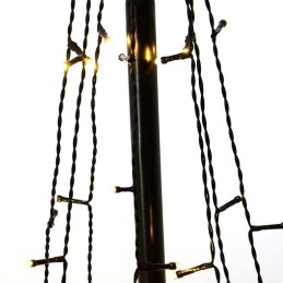Albero di Natale moderno e luminoso da esterno con luci led