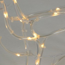 Renna luminosa e slitta con luci Led da esterno o interno