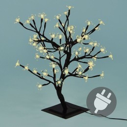 Albero di Natale da esterno con luci led  bianco caldo