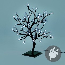 Albero di Natale da esterno con luci led bianco freddo