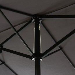 Ombrellone doppio da giardino, terrazzo o mercato