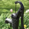 Fontana a mano da giardino con pompa per pozzo in ghisa