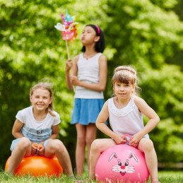 Palla per saltare con maniglia da bambini