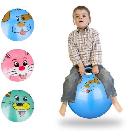Palla per saltare con maniglia da bambini