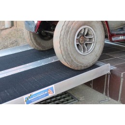 Rampa disabili pieghevole portatile in alluminio