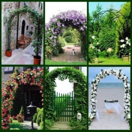 Archetto da giardino in ferro per rampicanti e rose