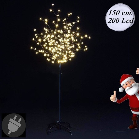 Albero di Natale da esterno con luci led