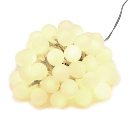 Catena luminosa da esterno con 50 palline led a luce calda