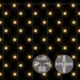 Tenda luminosa di Natale cascata luci led per esterno