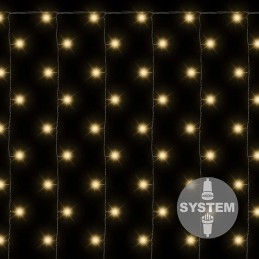Tenda luminosa Natalizia a cascata led per esterno