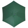 Ombrellone parasole da giardino da 3 metri verde