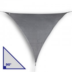Vela triangolare con angolo di 90° in HDPE antracite