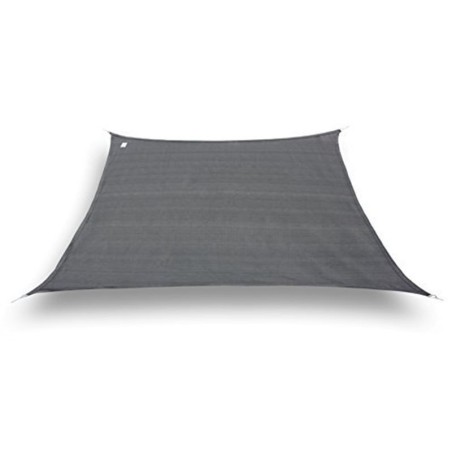 Tenda a vela trapezoidale da giardino in HDPE antracite