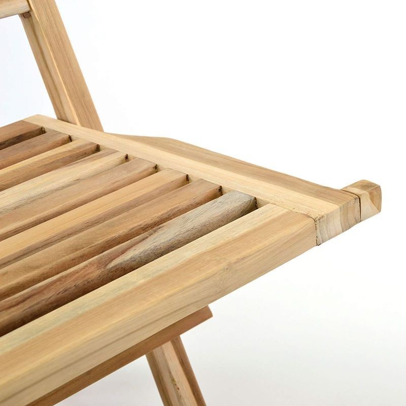 Set di 4 sedie da giardino bianco NAPOLI