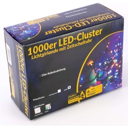 Catena 1000 minilucciole Led multicolor da 30 metri