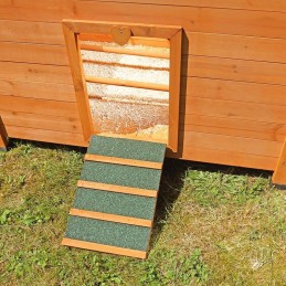 Casetta pollaio per galline da giardino in legno
