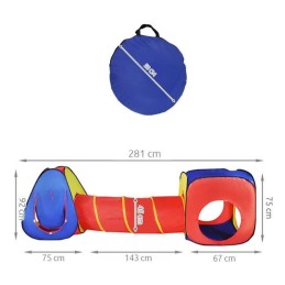 Tende gioco per bambini con tunnel da giardino