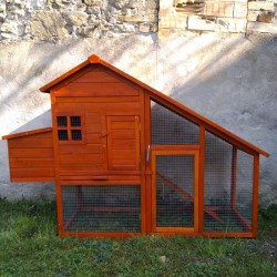 Pollaio in legno da giardino per galline ovaiole