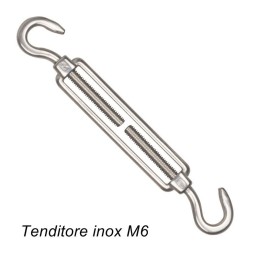 	Tenditore in acciaio inox per vele ombreggianti