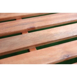 Panchina da balcone in legno a 2 posti vintage