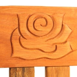 Panchina da esterno in legno a 2 posti vintage