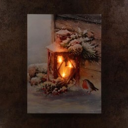 Quadro luminoso di Natale "Lanterna Natalizia"