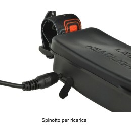 Torcia frontale led ricaricabile professionale