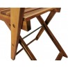 Set tavolino e 2 sedie in legno pieghevoli per bistrot e bar