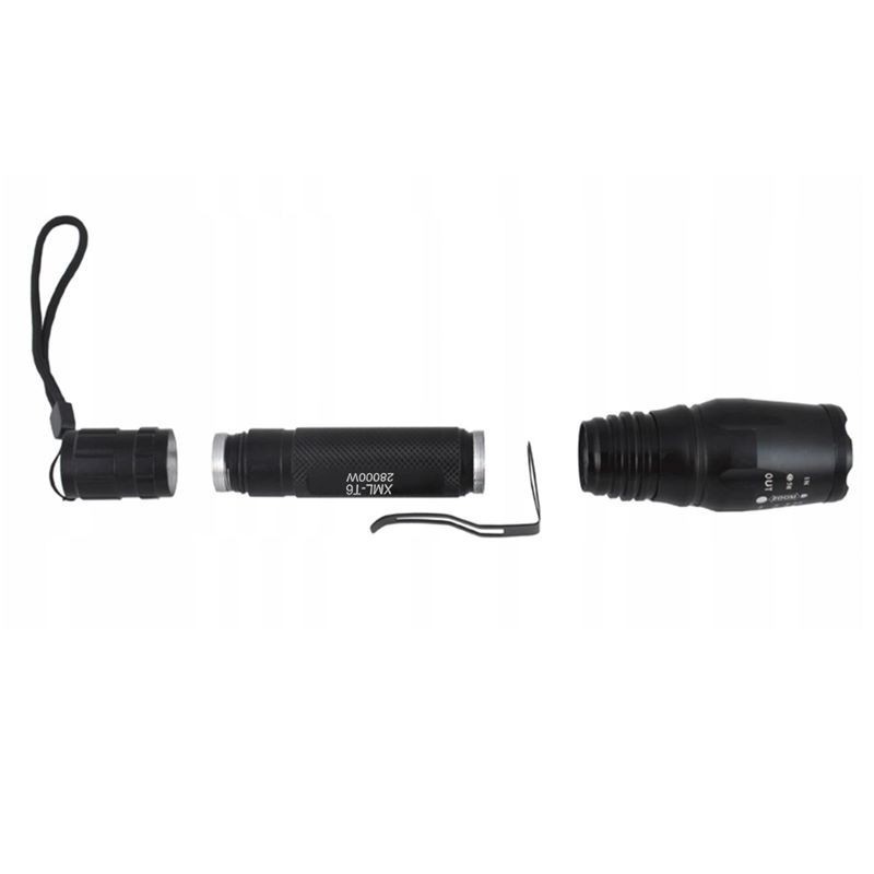 WADSN Torcia Tattica Led - nera - 640 Lumens WD4052-B WADSN | Accessori softair | Laser e torce