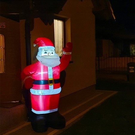 Babbo Natale luminoso gonfiabile da esterno