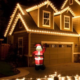 Babbo Natale luminoso gonfiabile gigante